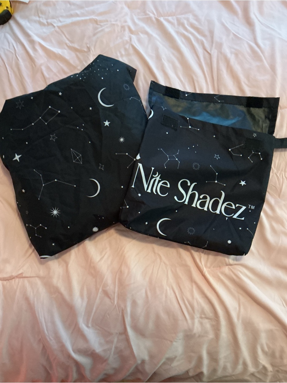 Nite Shadez Blackout Curtain w Suction Cups and Velcro 78 x 58 NWOT
